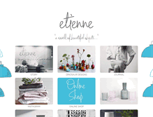 Tablet Screenshot of etienne.com.au